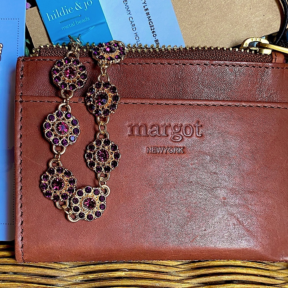Margot- NWT; Card Holder & comes with a FREE piece of jewelry or hair clips :)